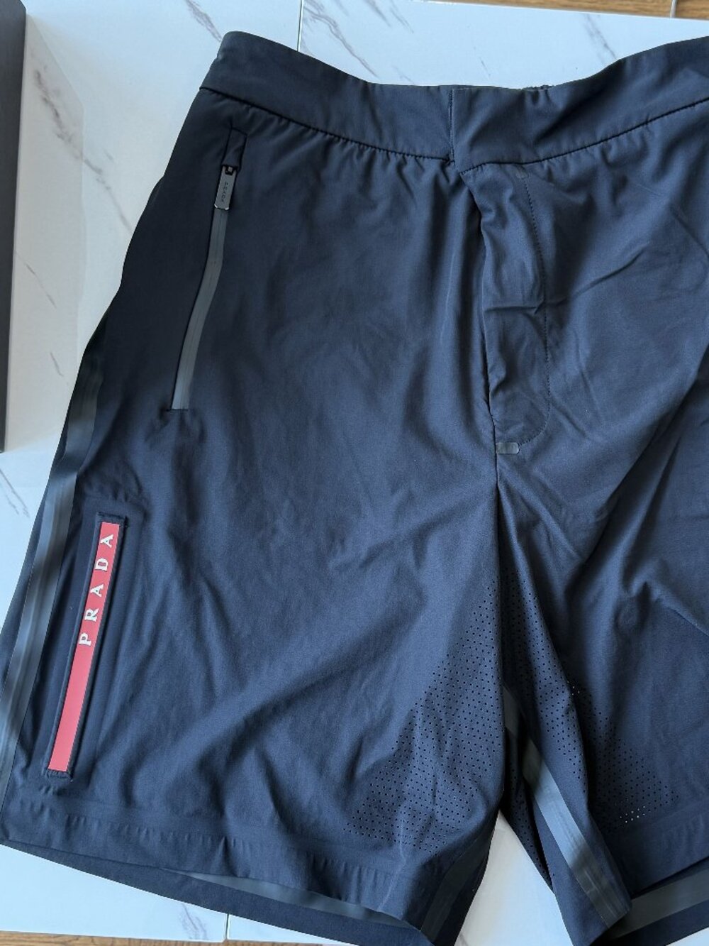 Prada Linea Rossa Technical Shorts Large Mens